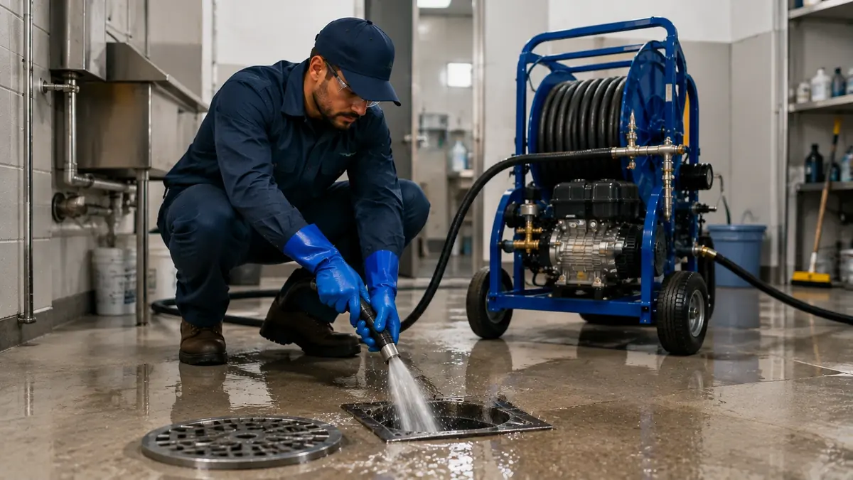 Floor Drain Hydro Jet Cleaning in Montara