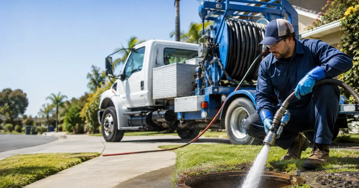 Hydro jet sewer cleaning Montara