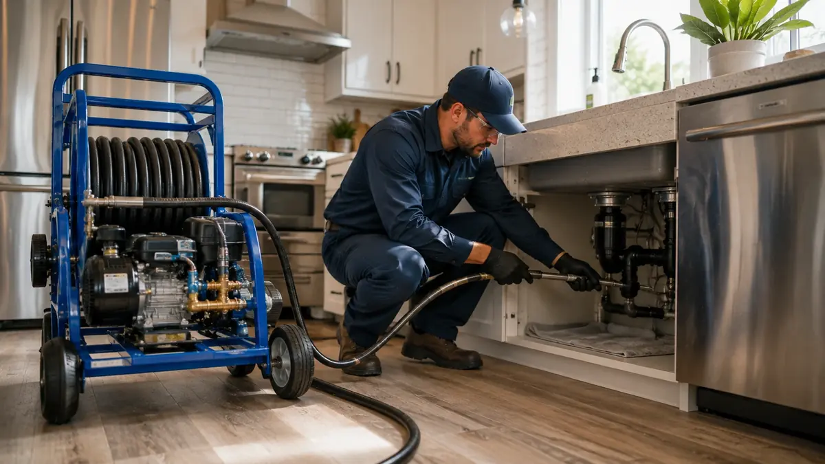 Kitchen Drain Hydro Jetting in Montara