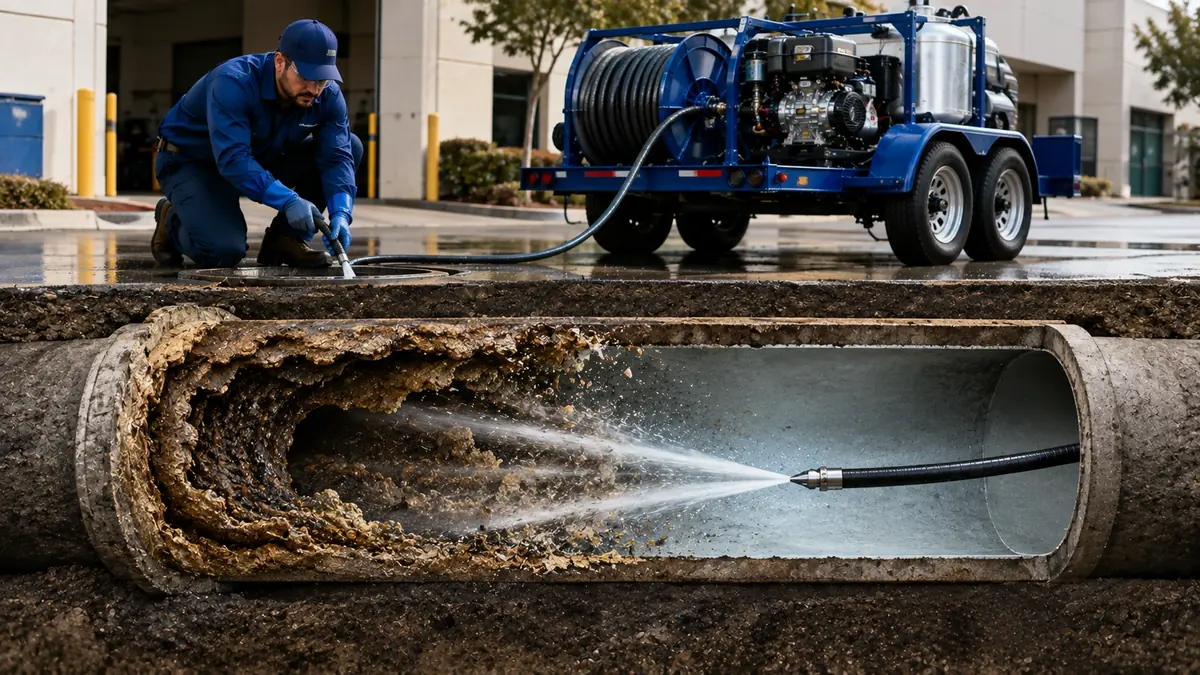 Sewer Pipe Descaling in Montara