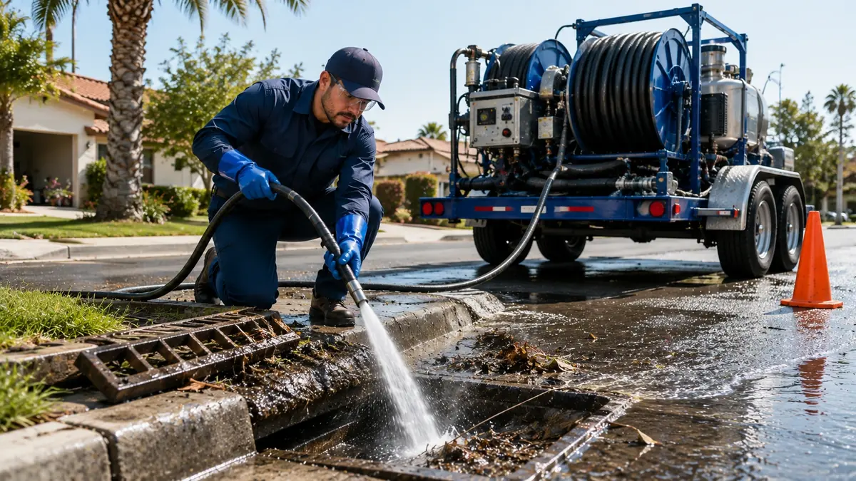 Storm Drain Hydro Jet Cleaning in Montara