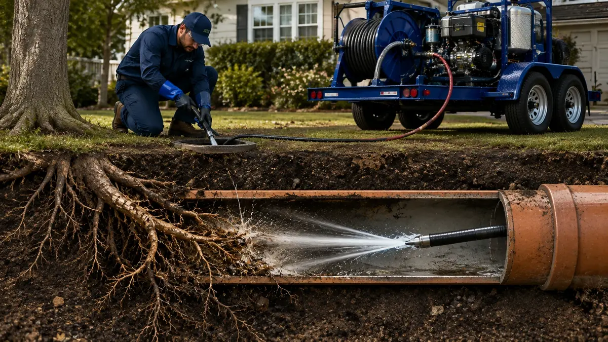 Tree Root Removal with Hydro Jetting in Montara